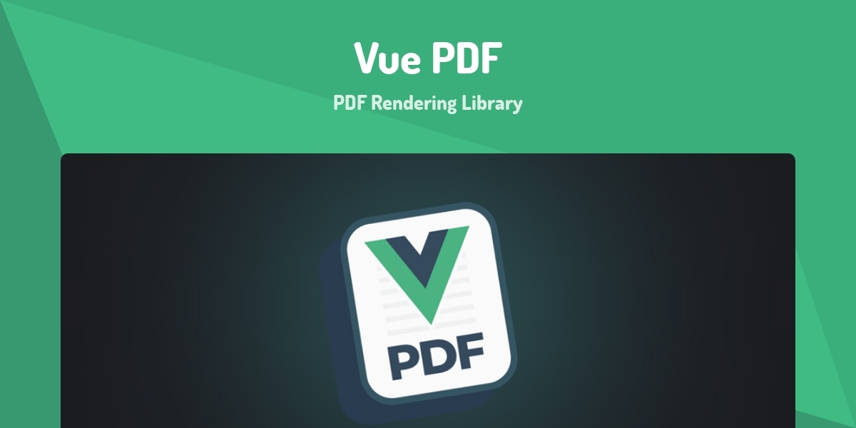 Vue PDF PDF Rendering Library Made With Vue js Vue pdf pdf rendering library made with vue js